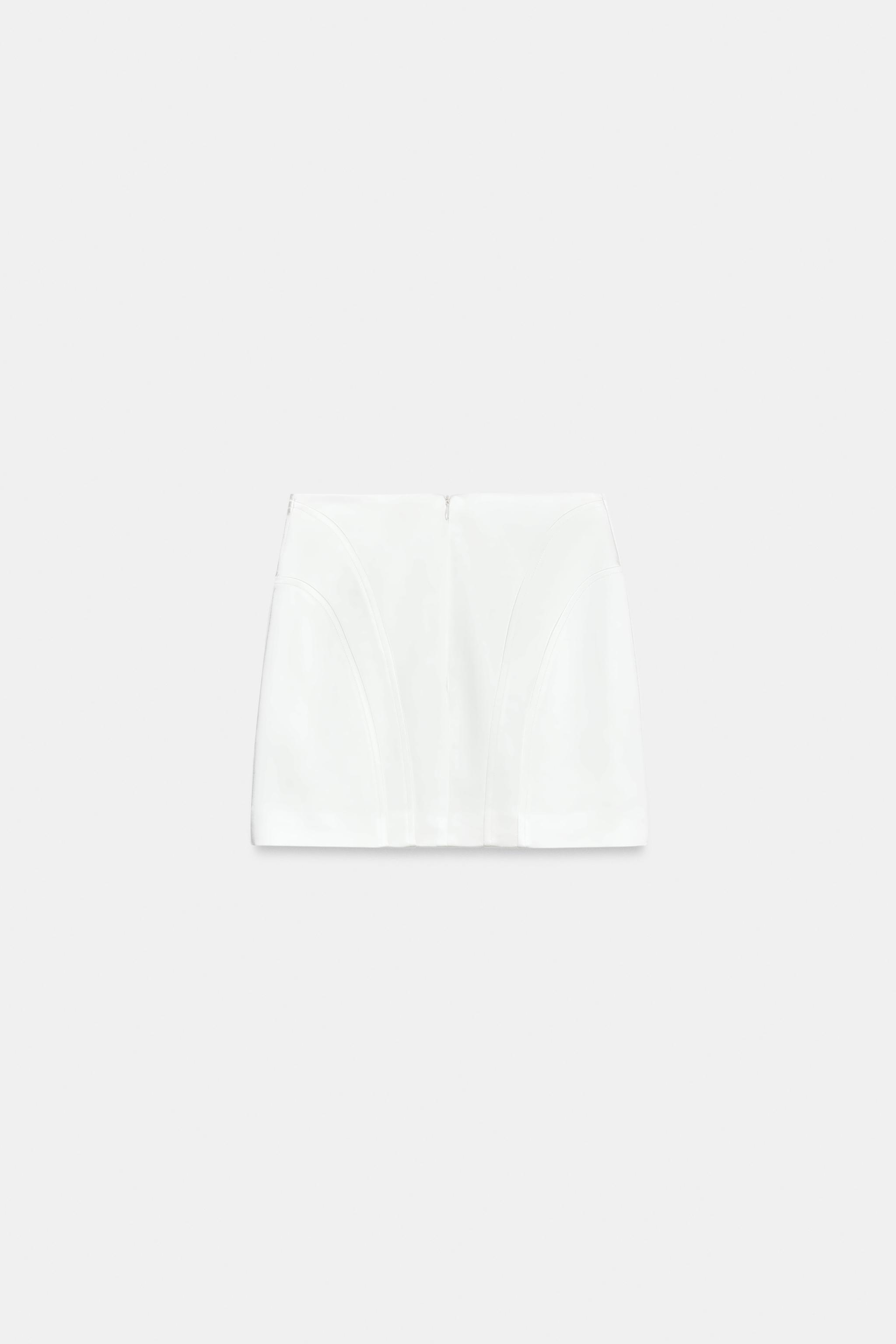 SATIN MINI SKIRT